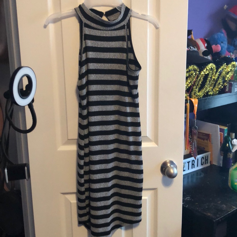 Black and Gray club dress